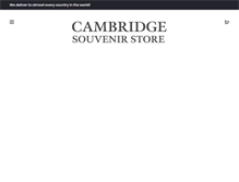 Tablet Screenshot of cambridgesouvenirstore.com